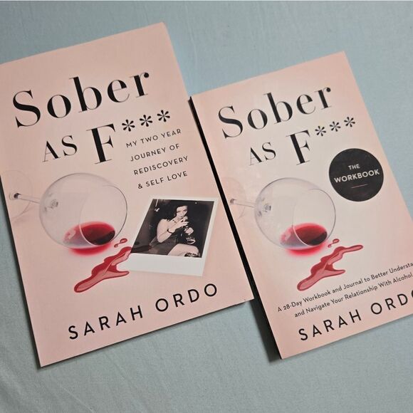 📚 New! "Sober as f***" Book and Workbook Set - Picture 3 of 13
